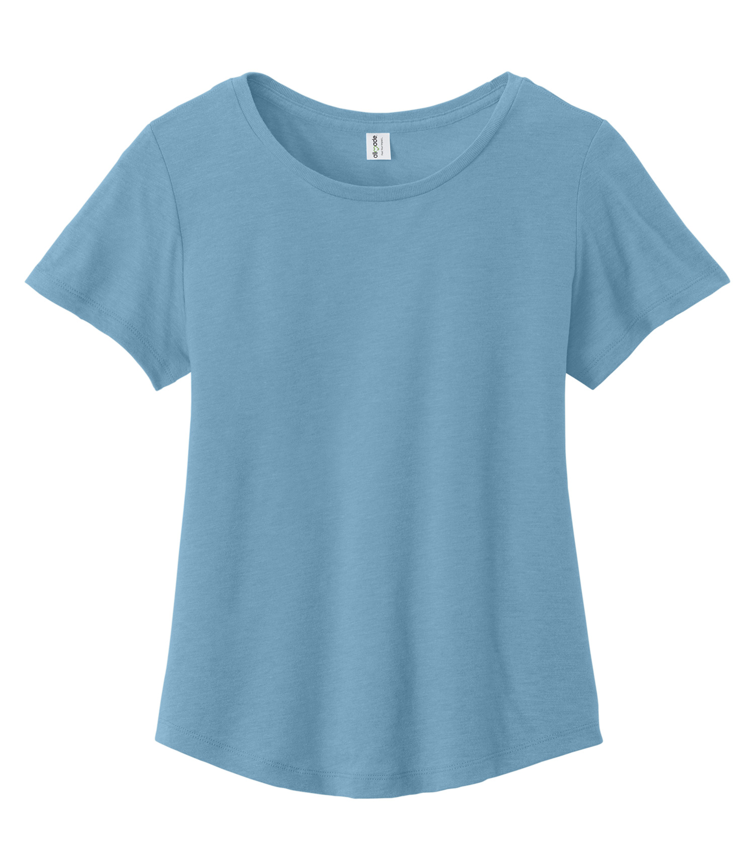 Allmade® AL2108CA ALLMADE&reg; WOMEN'S RELAXED ORGANIC COTTON SCOOP NECK TEE — Arctic Blue
