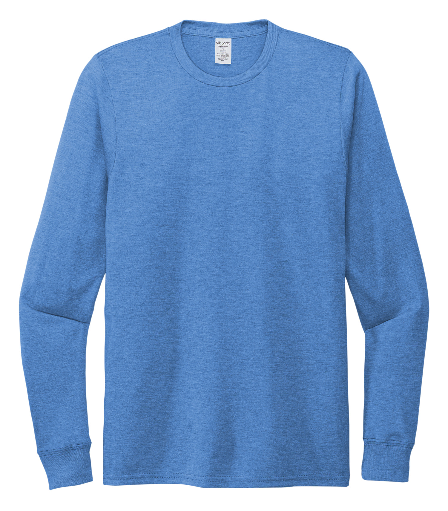 Allmade® AL6004CA ALLMADE® UNISEX TRI-BLEND LONG SLEEVE TEE — Azure Blue