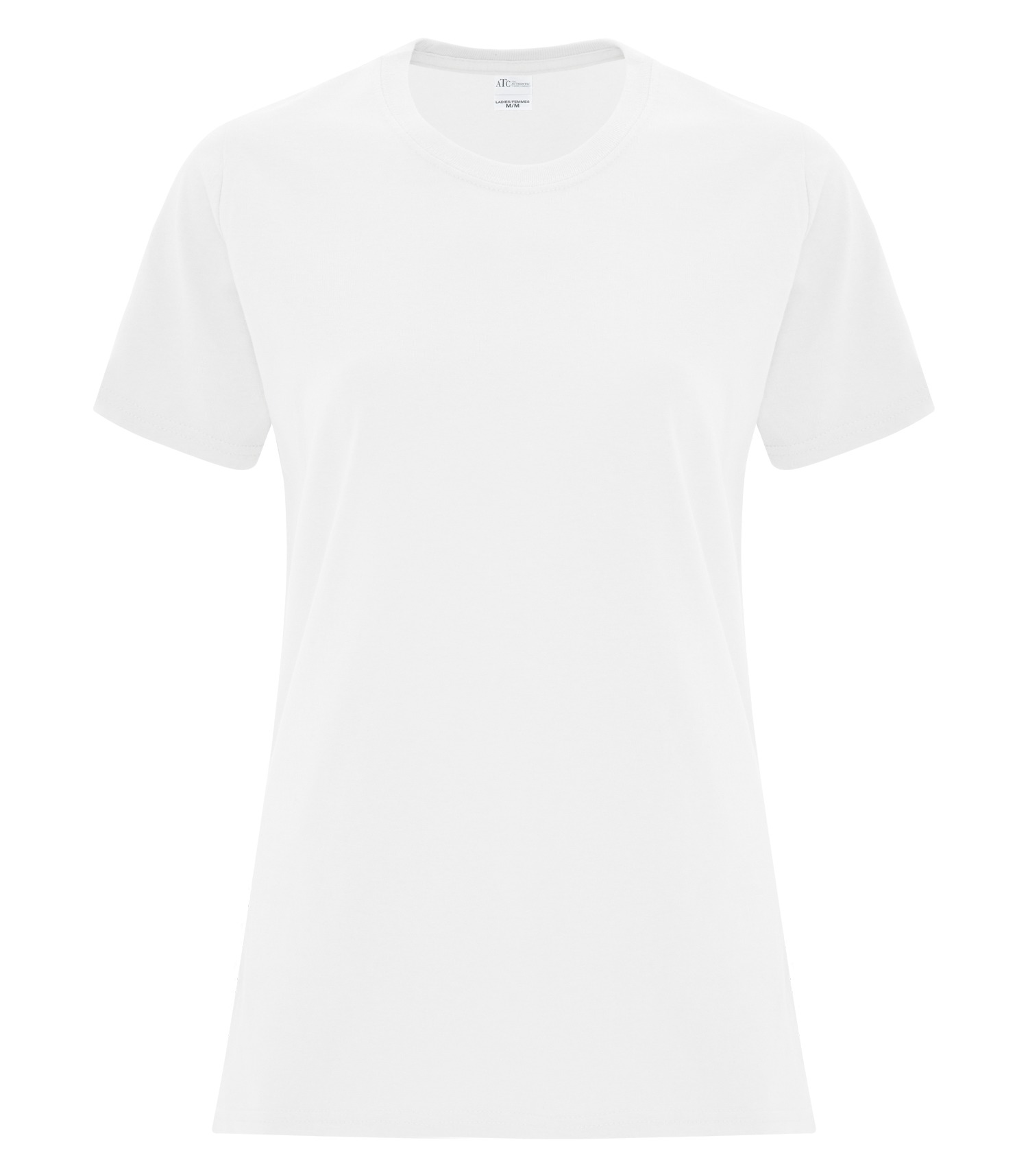 ATC™ Everyday Collection® ATC1000L ATC™ EVERYDAY COTTON LADIES' TEE — White