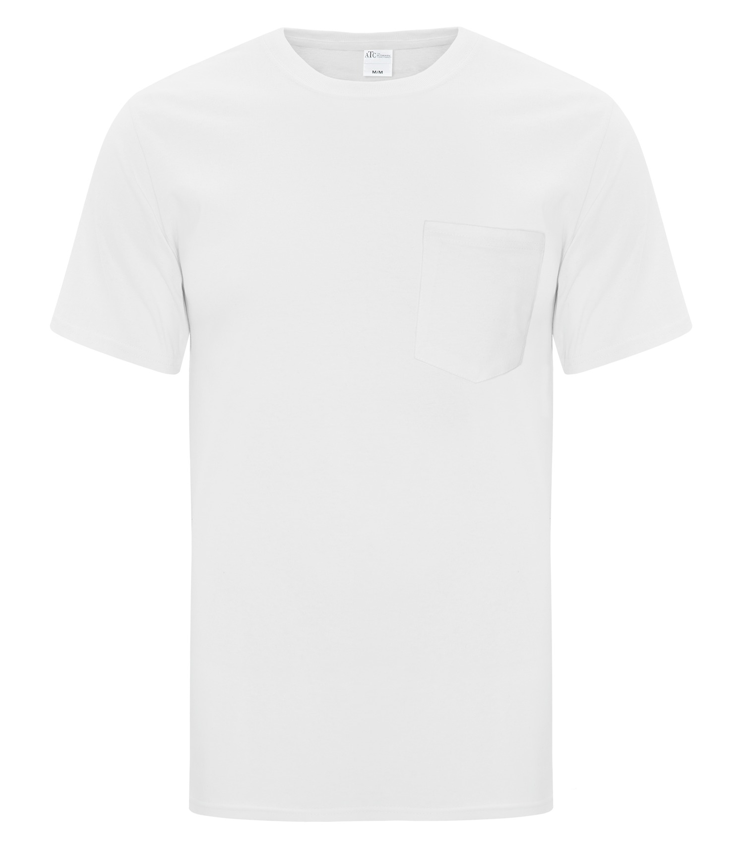 ATC™ EVERYDAY COTTON POCKET TEE — White