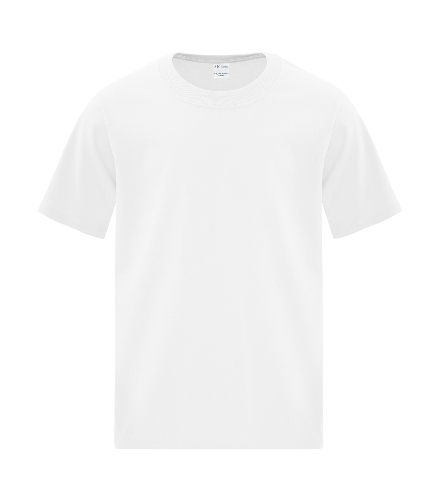 ATC™ Everyday Collection® ATC1000Y ATC™ EVERYDAY COTTON YOUTH TEE — White