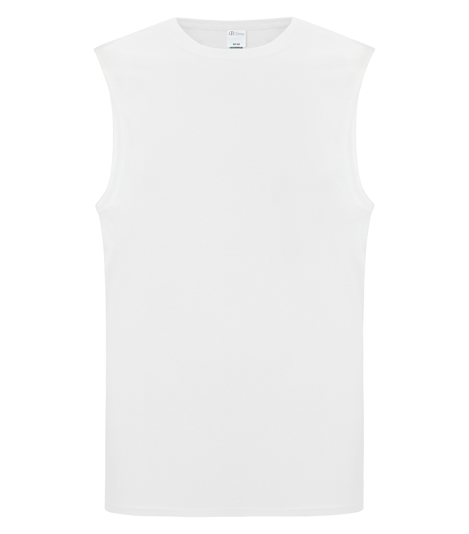 ATC™ EVERYDAY COTTON SLEEVELESS TEE — White