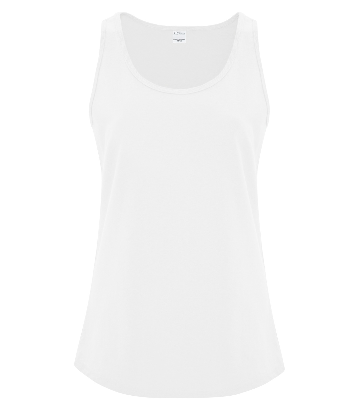 ATC™ Everyday Collection® ATC1004L ATC™ EVERYDAY COTTON LADIES' TANK TOP — White