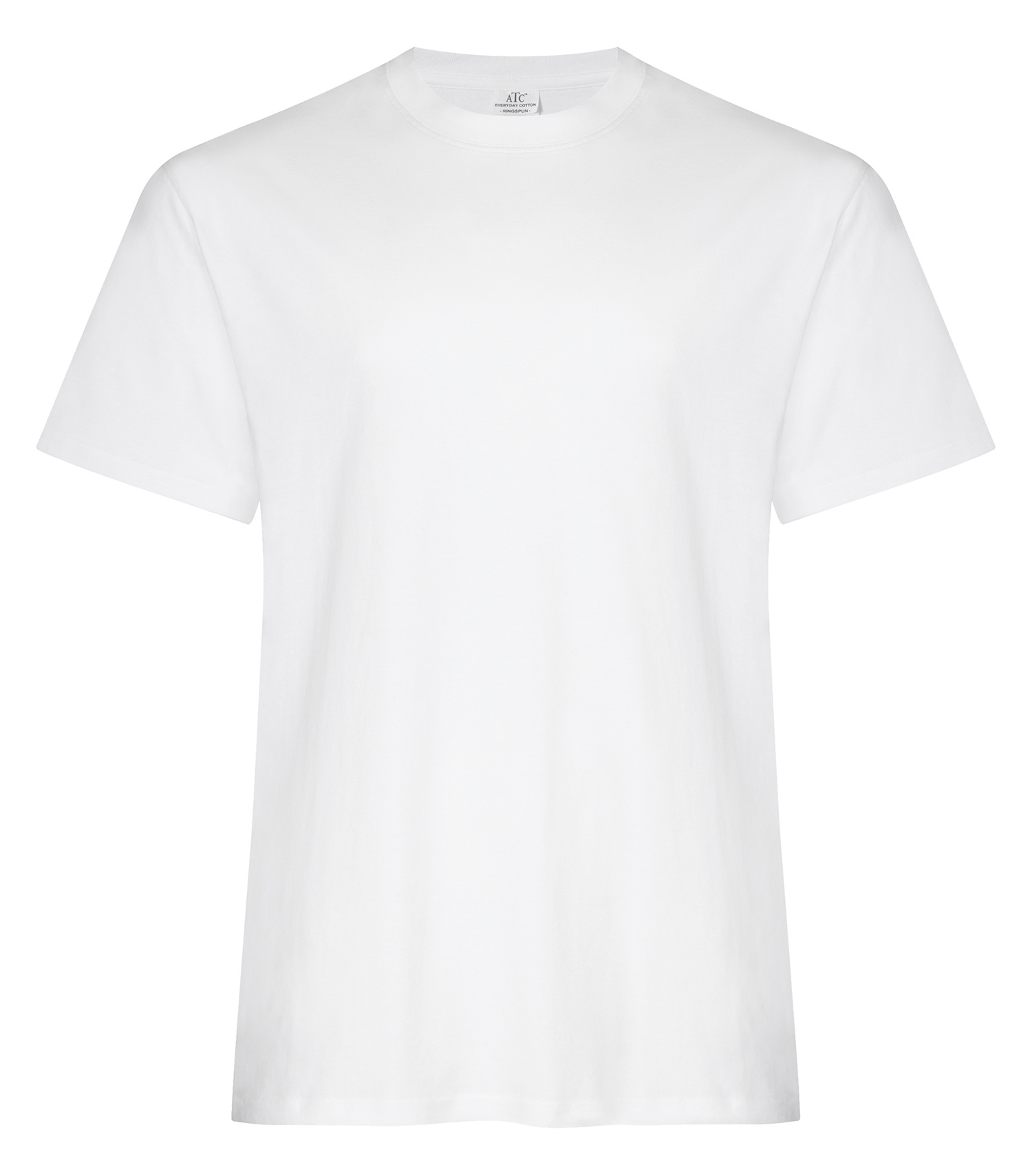 ATC™ Everyday Collection® ATC2000 ATC™ EVERYDAY RING SPUN COTTON TEE — White