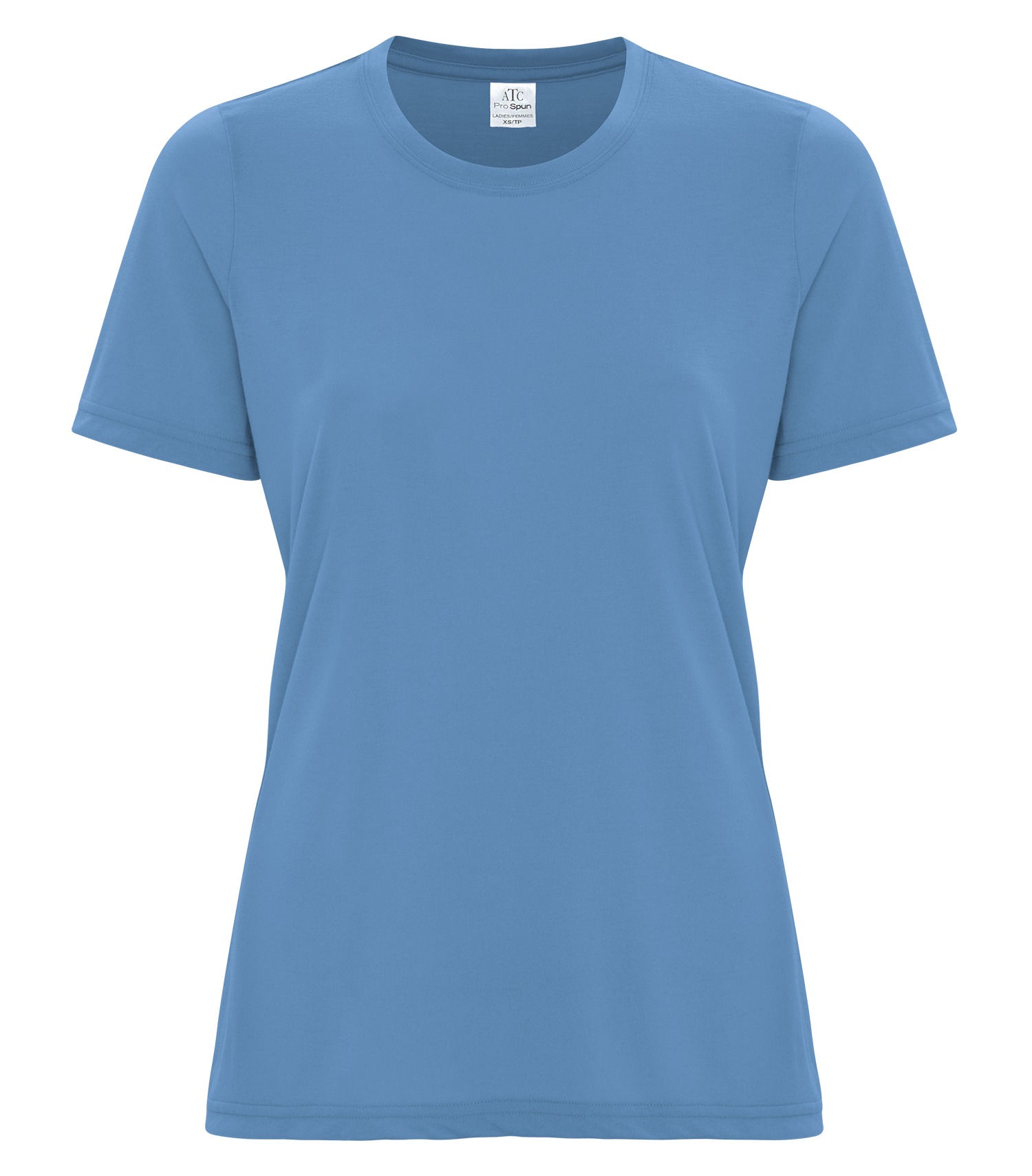 ATC™ ATC3600L ATC™ PRO SPUN® LADIES' TEE — Carolina Blue
