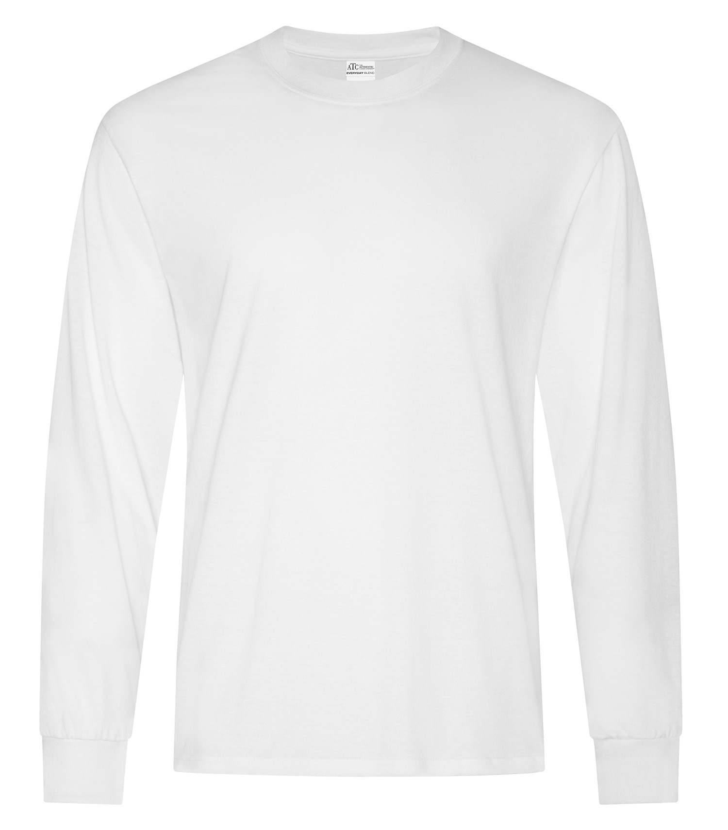 ATC™ Everyday Collection® ATC5015 ATC™ EVERYDAY COTTON BLEND LONG SLEEVE TEE — White