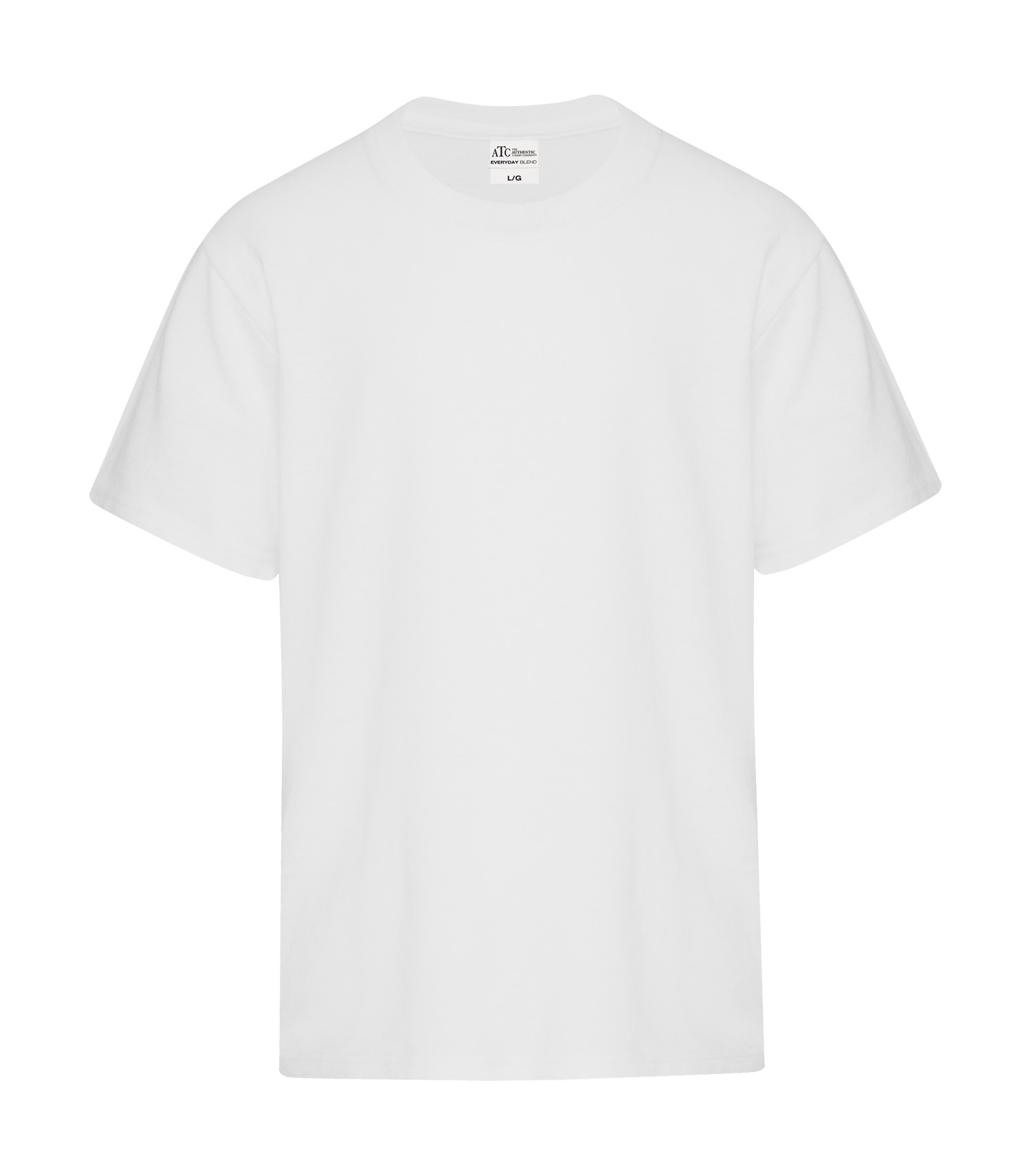 ATC™ Everyday Collection® ATC5050Y ATC™ EVERYDAY COTTON BLEND YOUTH TEE — White