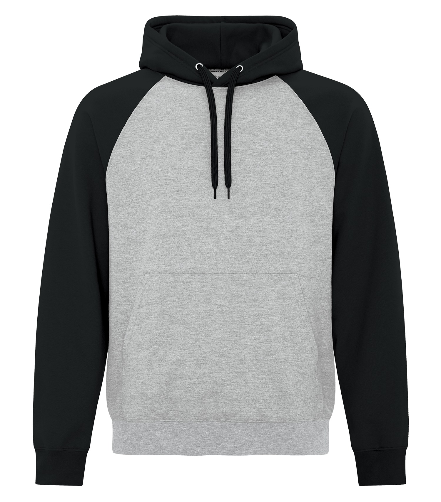 ATC™ Everyday Collection® ATCF2550 ATC™ EVERYDAY FLEECE TWO TONE HOODIE — Athletic Heather/Black
