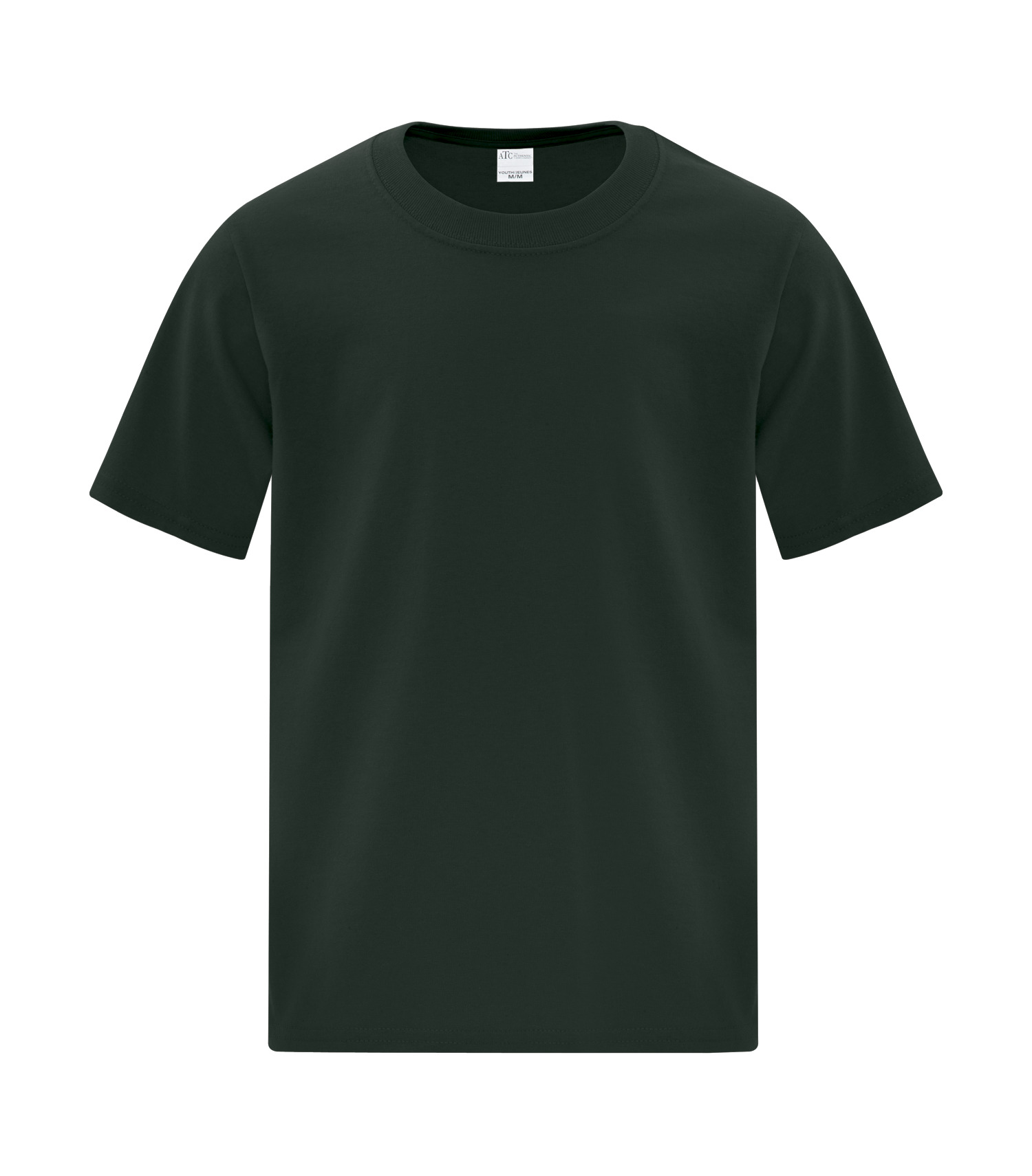 ATC™ Everyday Collection® ATCS1000Y ATC™ EVERYDAY SIDE SEAM YOUTH TEE — Dark Green