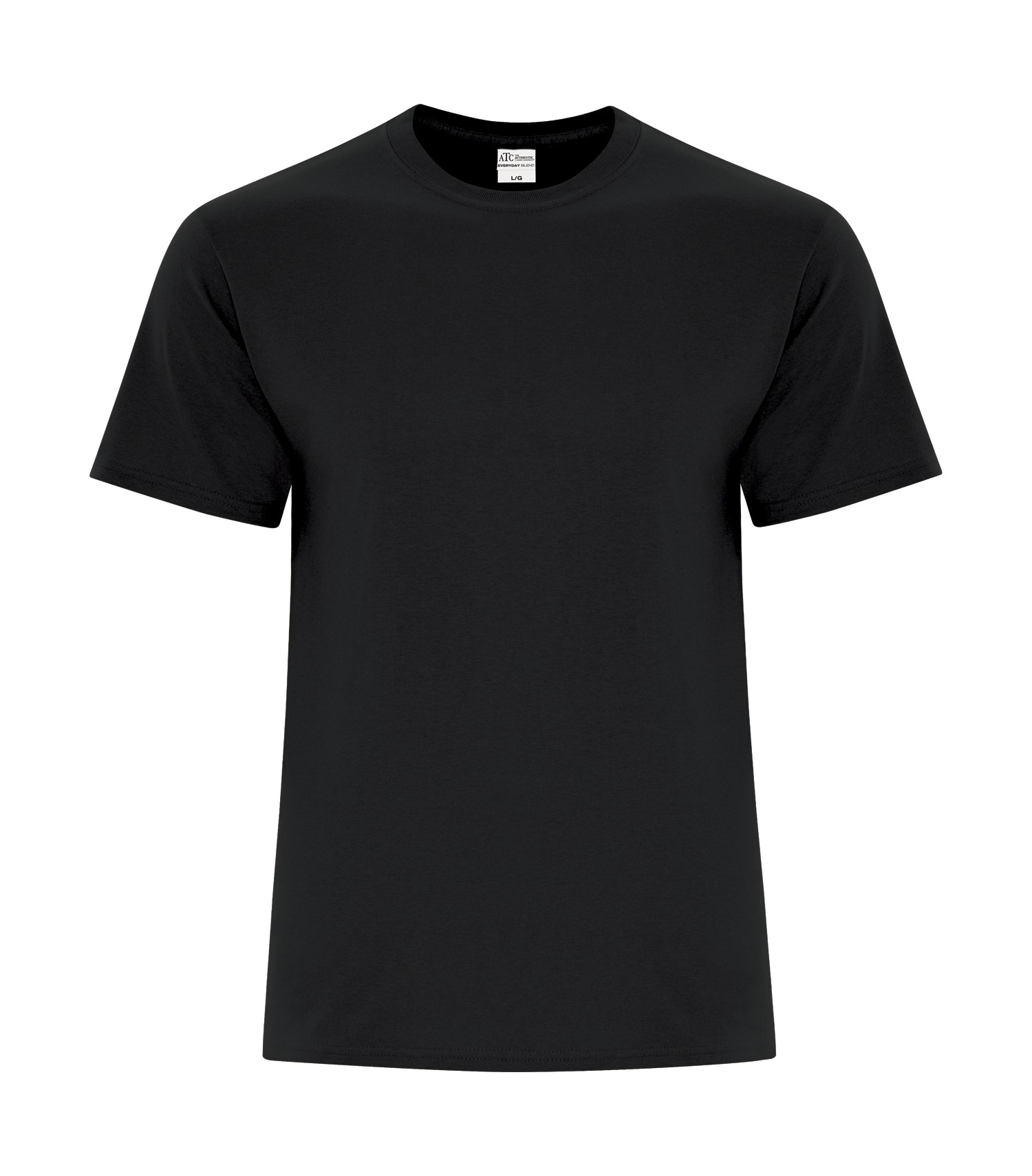 ATC™ EVERYDAY BLEND SIDE SEAM TEE — Black