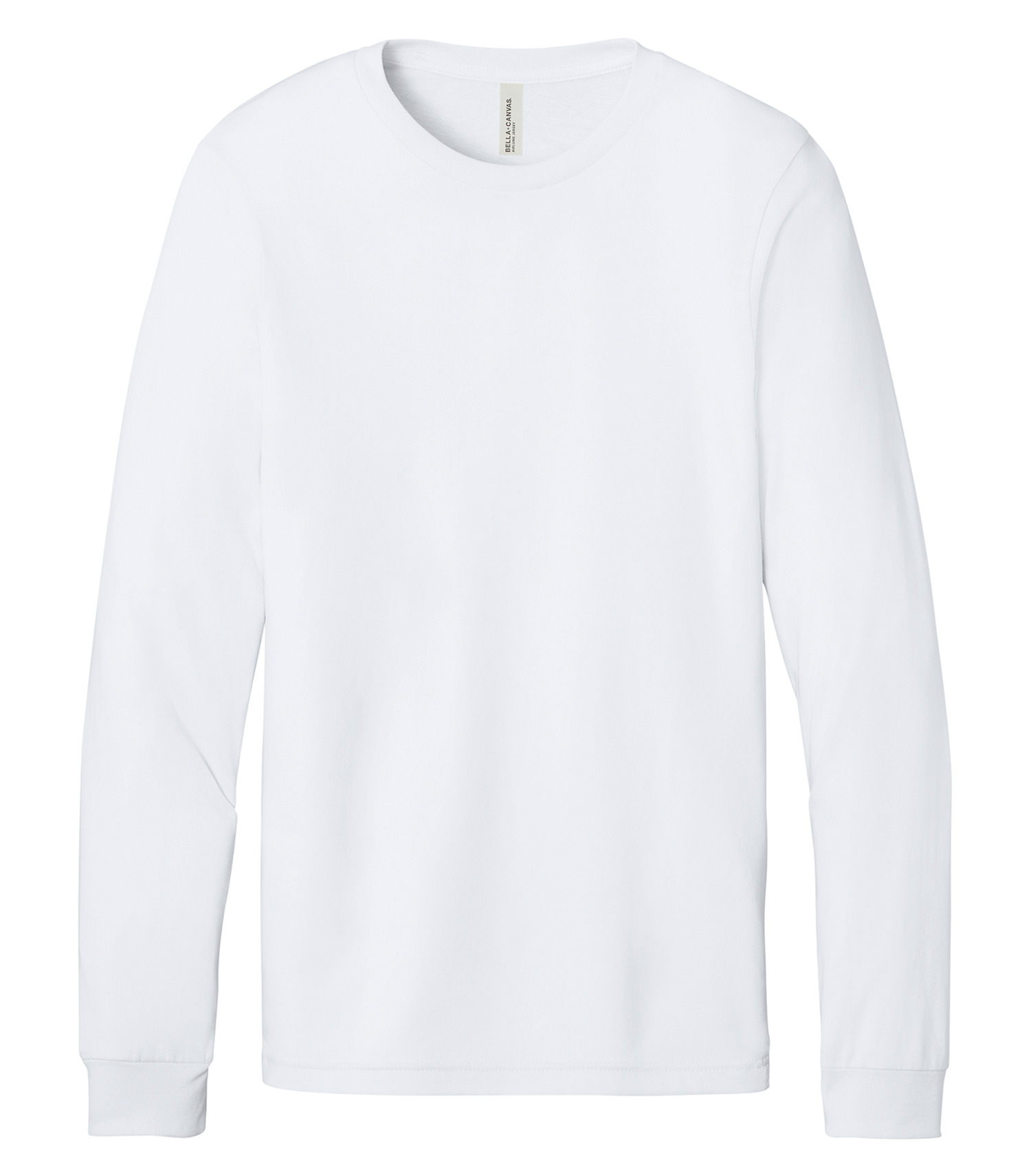Bella + Canvas® BC3501 BELLA+CANVAS® UNISEX JERSEY LONG SLEEVE TEE — White
