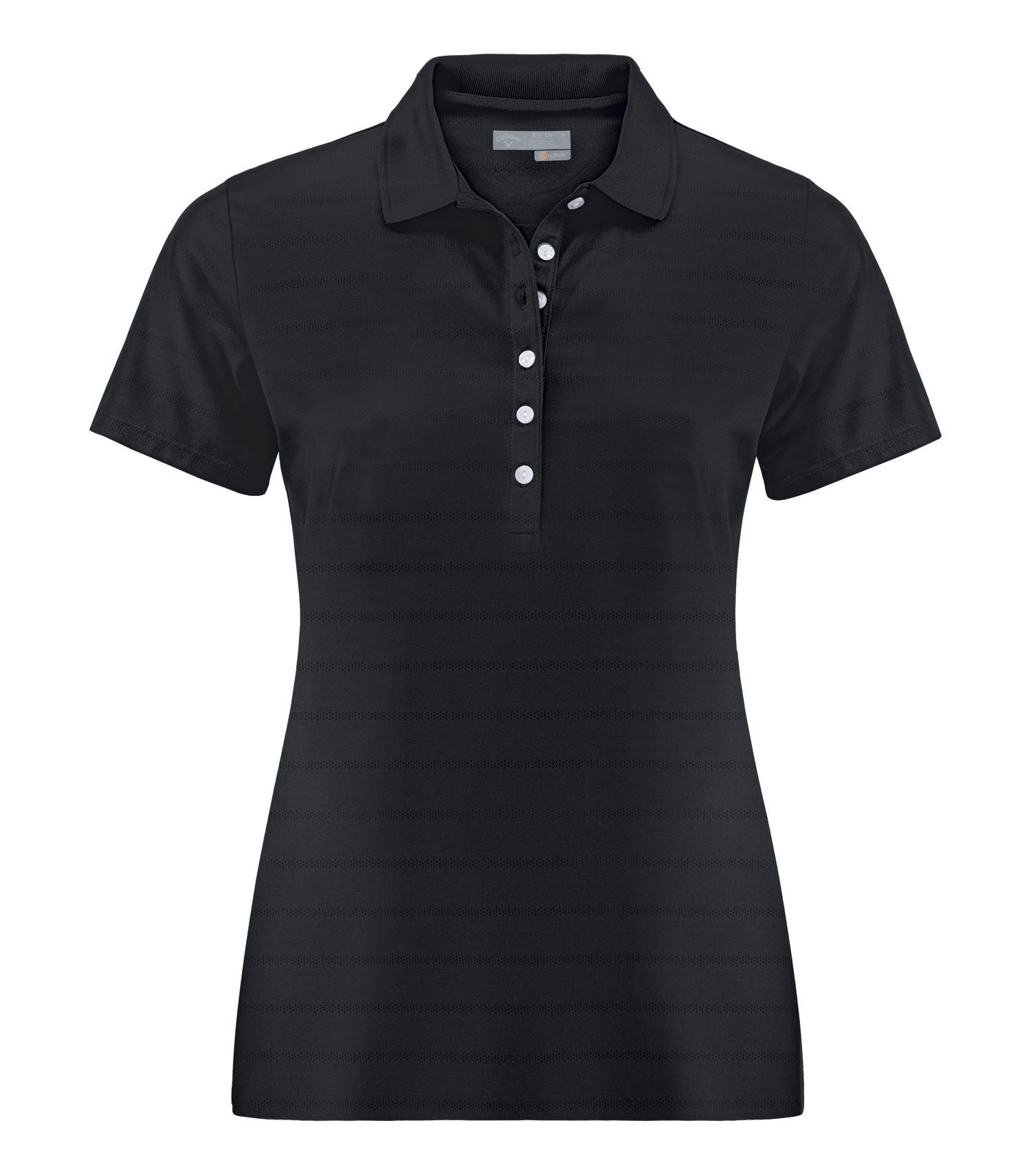 Callaway CGW437 CALLAWAY OPTI-VENT LADIES' POLO — Black