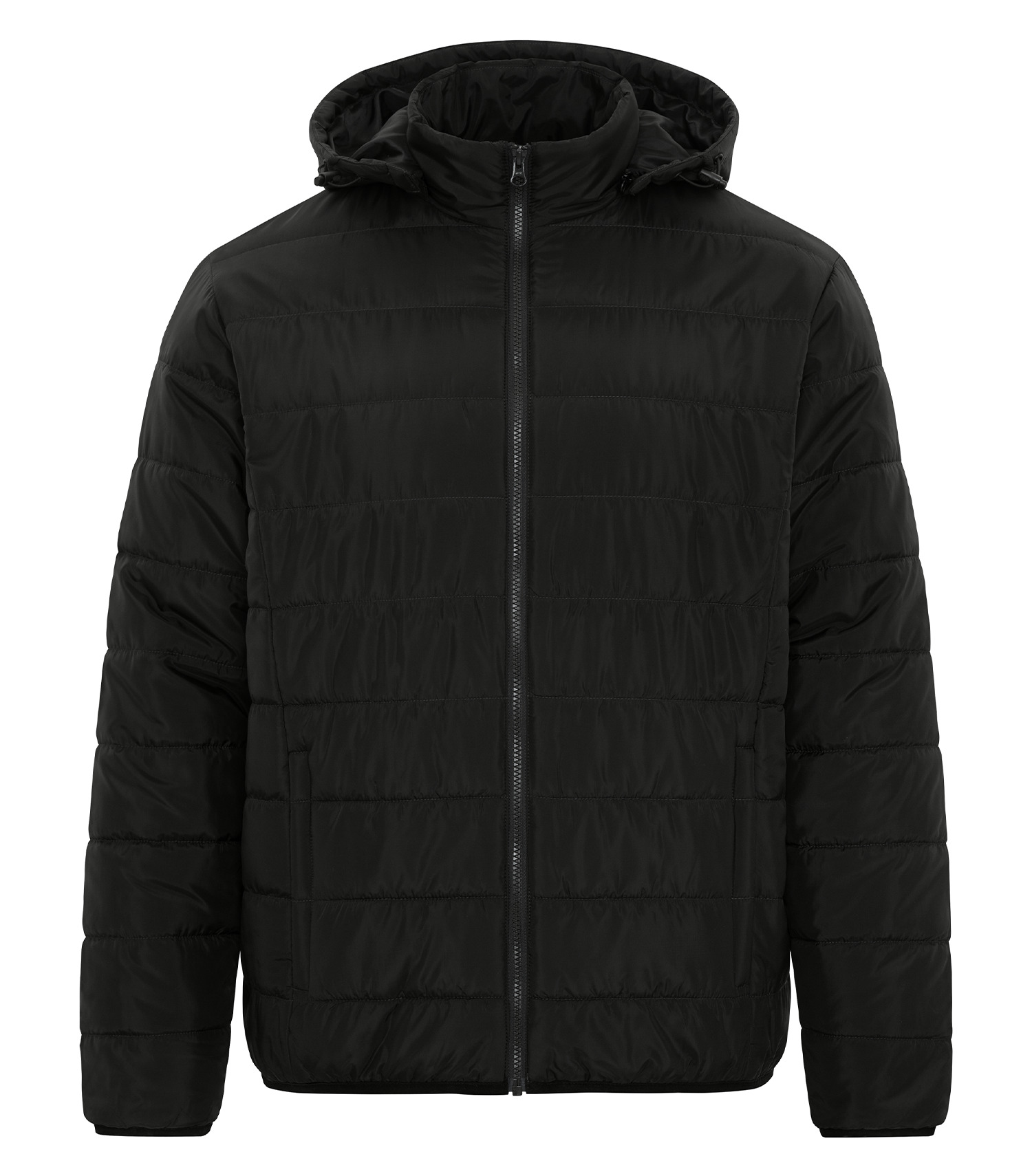 DRYFRAME® ESSENTIAL HOODED INSULATED JACKET — Black