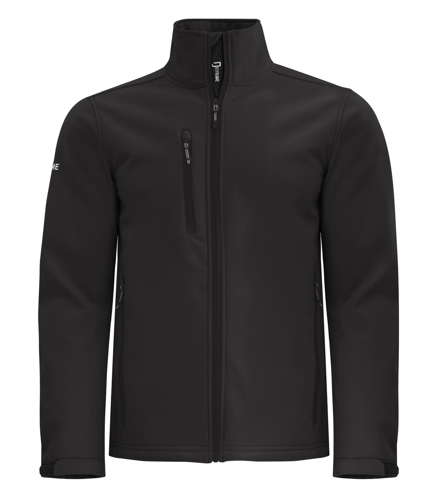 DRYFRAME® STRATA TECH WATER REPELLENT SOFT SHELL JACKET — Black