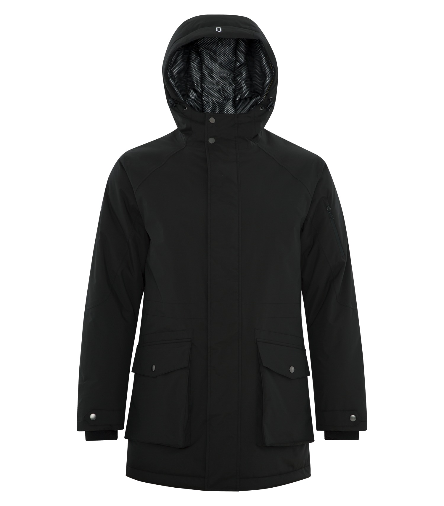 DRYFRAME® DRY TECH INSULATED WATERPROOF PARKA — Black