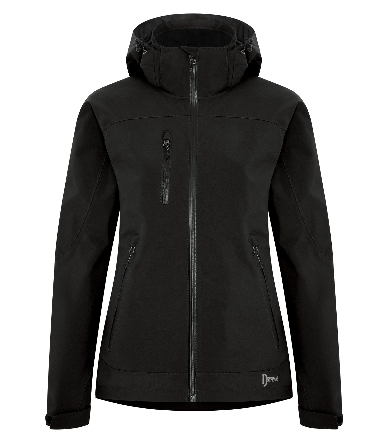 DRYFRAME® TRI-TECH WATERPROOF HARD SHELL LADIES' JACKET — Black