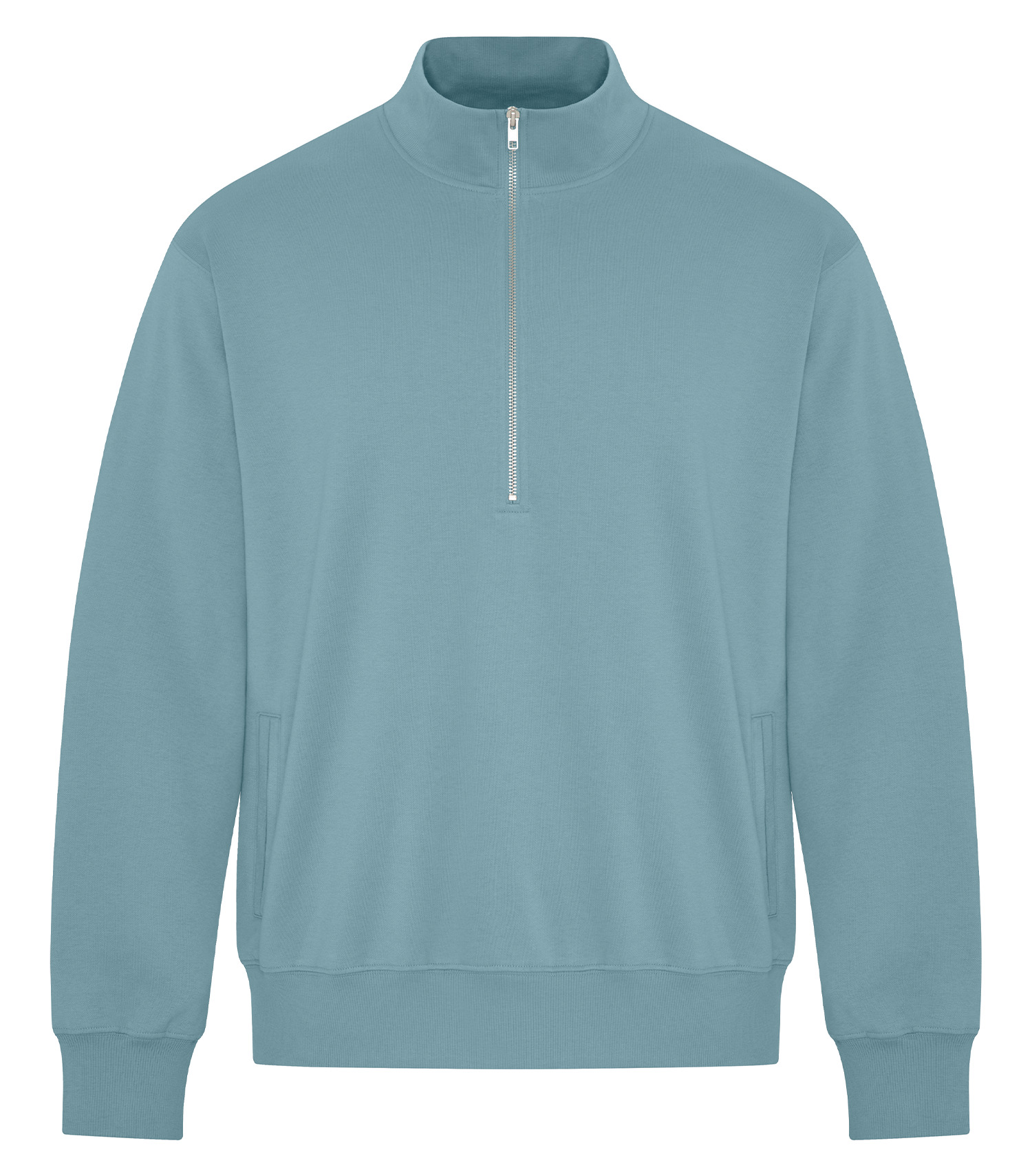 KOI&reg; ELEMENT CFF 1/2 ZIP SWEATSHIRT — Blue Mist