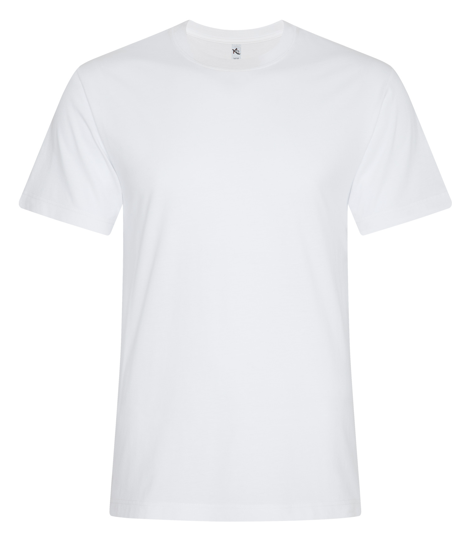 KOI® ELEMENT RING SPUN CVC TEE — White