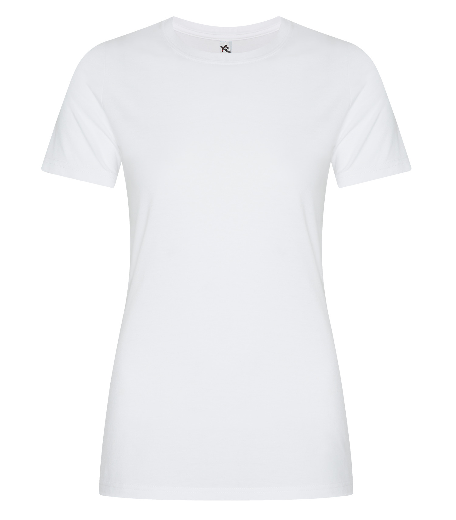 KOI® KOI8060L KOI® ELEMENT RING SPUN CVC LADIES' TEE — White