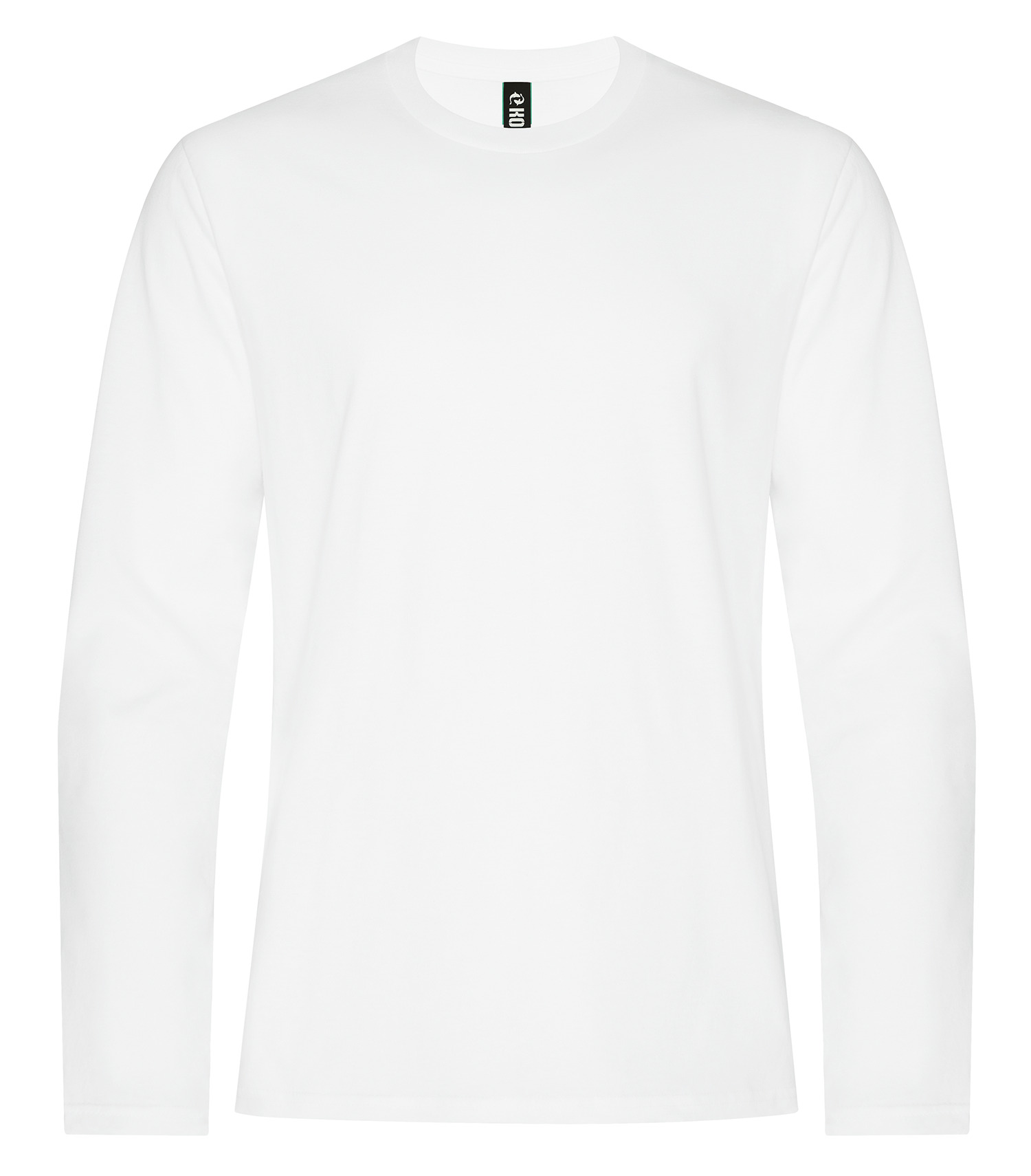 KOI® ELEMENT RING SPUN COTTON LONG SLEEVE TEE — White