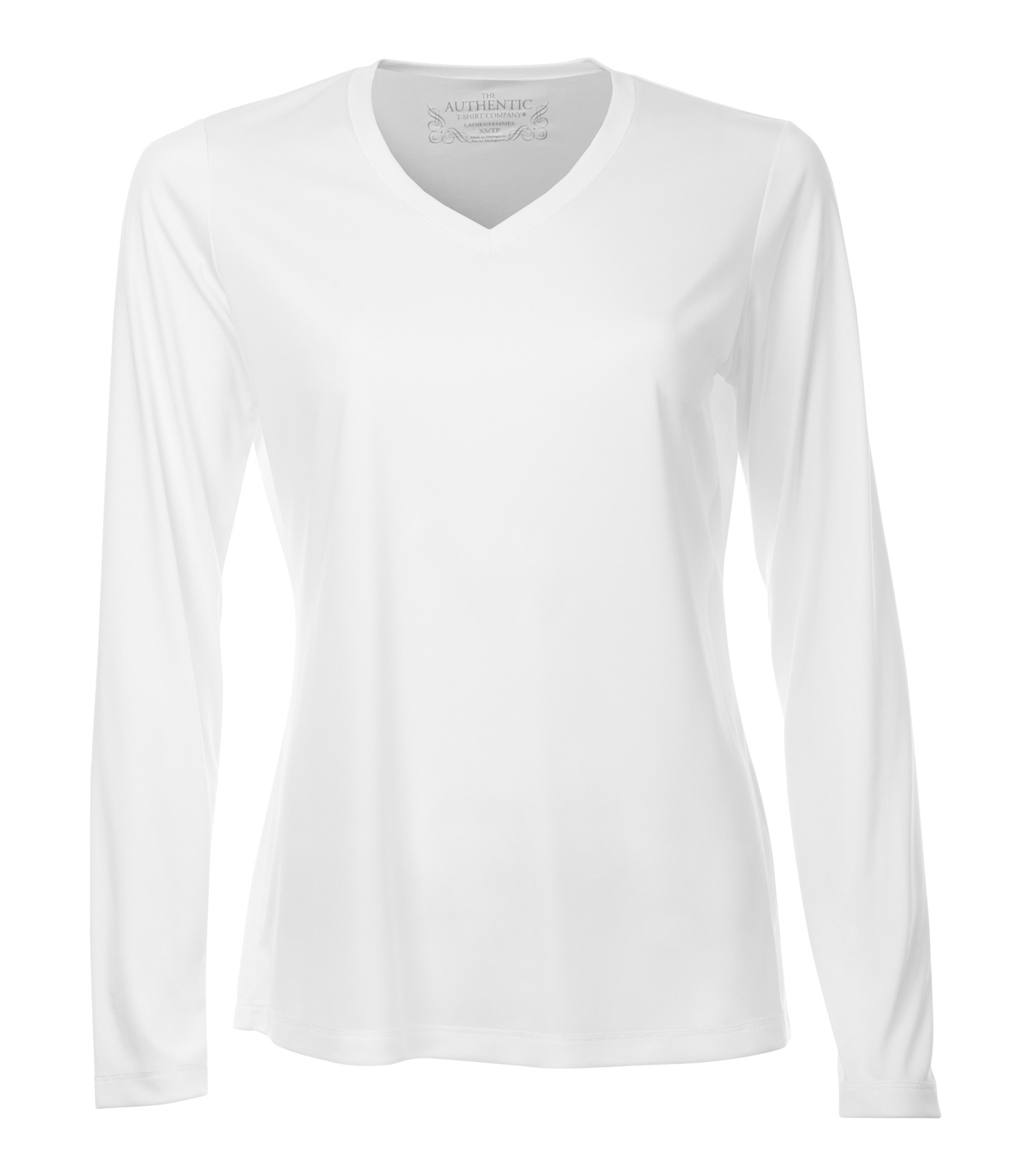 ATC™ L3520LS ATC™ PRO TEAM LONG SLEEVE V-NECK LADIES' TEE — White