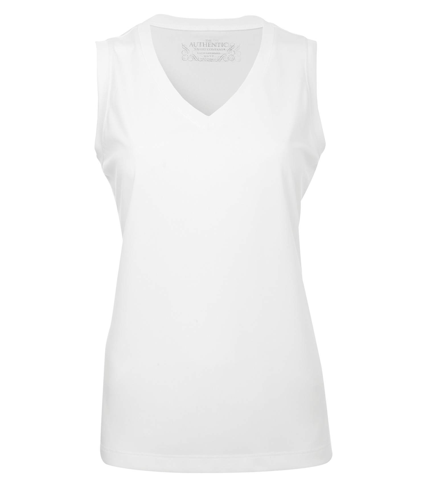 ATC™ PRO TEAM SLEEVELESS V-NECK LADIES' TEE — White