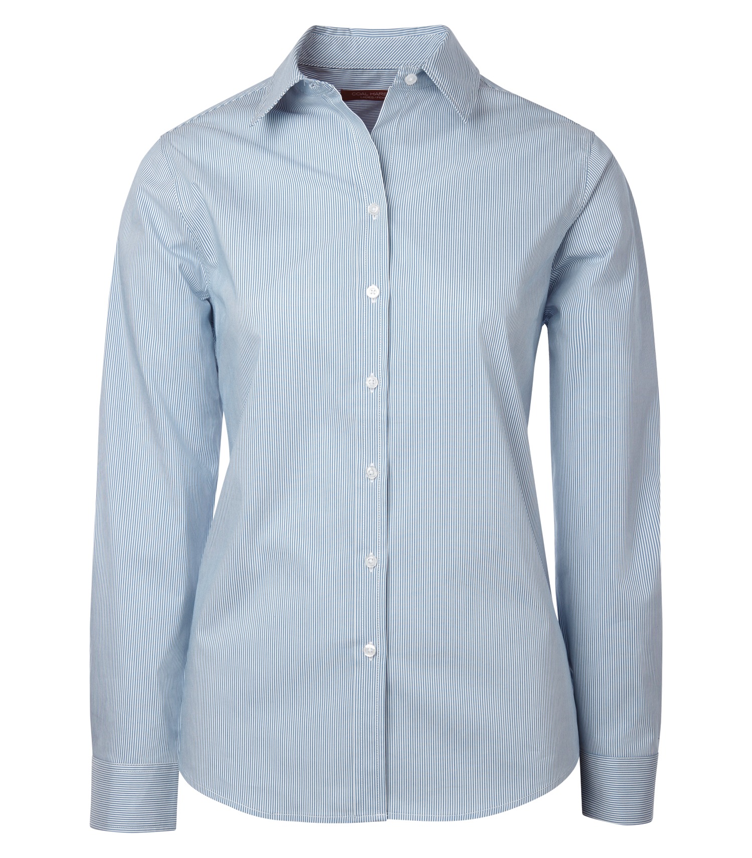 Coal Harbour® L6006 COAL HARBOUR® MINI STRIPE STRETCH WOVEN LADIES' SHIRT