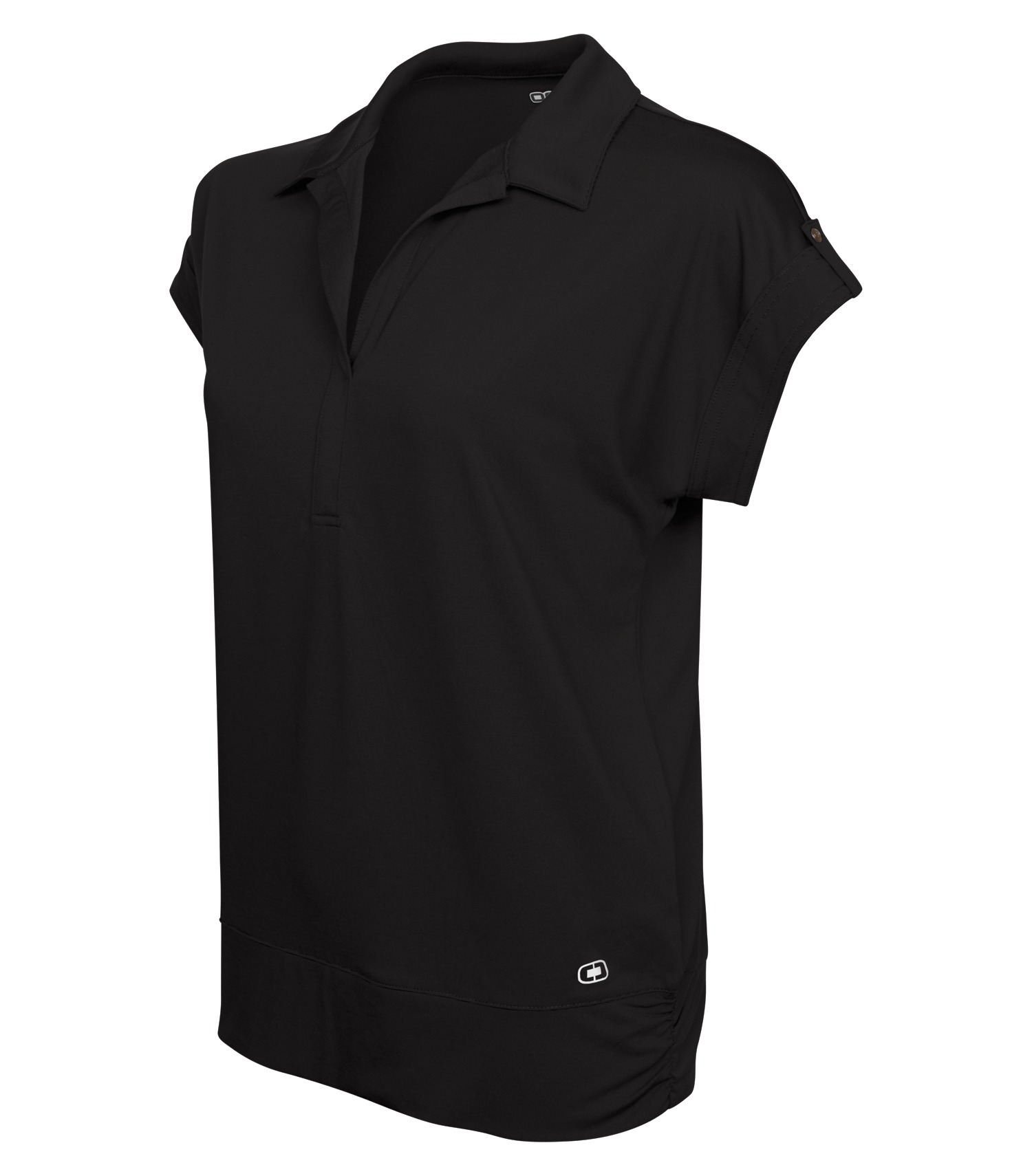 OGIO® MICROSTRIPE LADIES' POLO — Blacktop