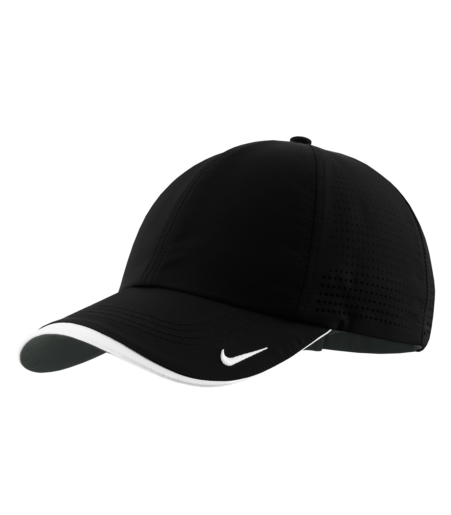 Nike NKFB6445 NIKE Dri-FIT PERFORATED PERFORMANCE CAP — Black