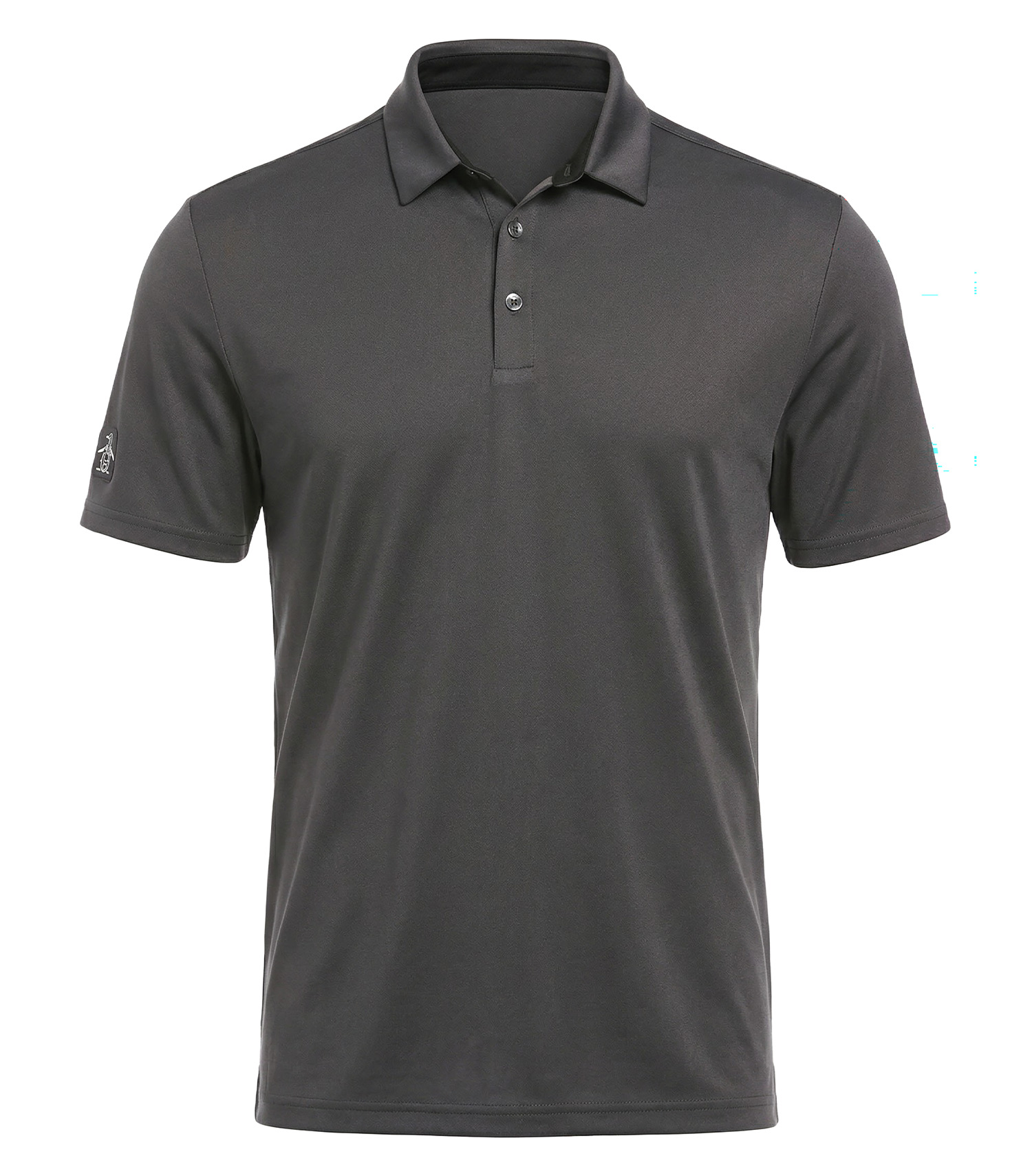 Original Penguin® OGKBA001 ORIGINAL PENGUIN&reg; OXFORD POLO — Caviar Black