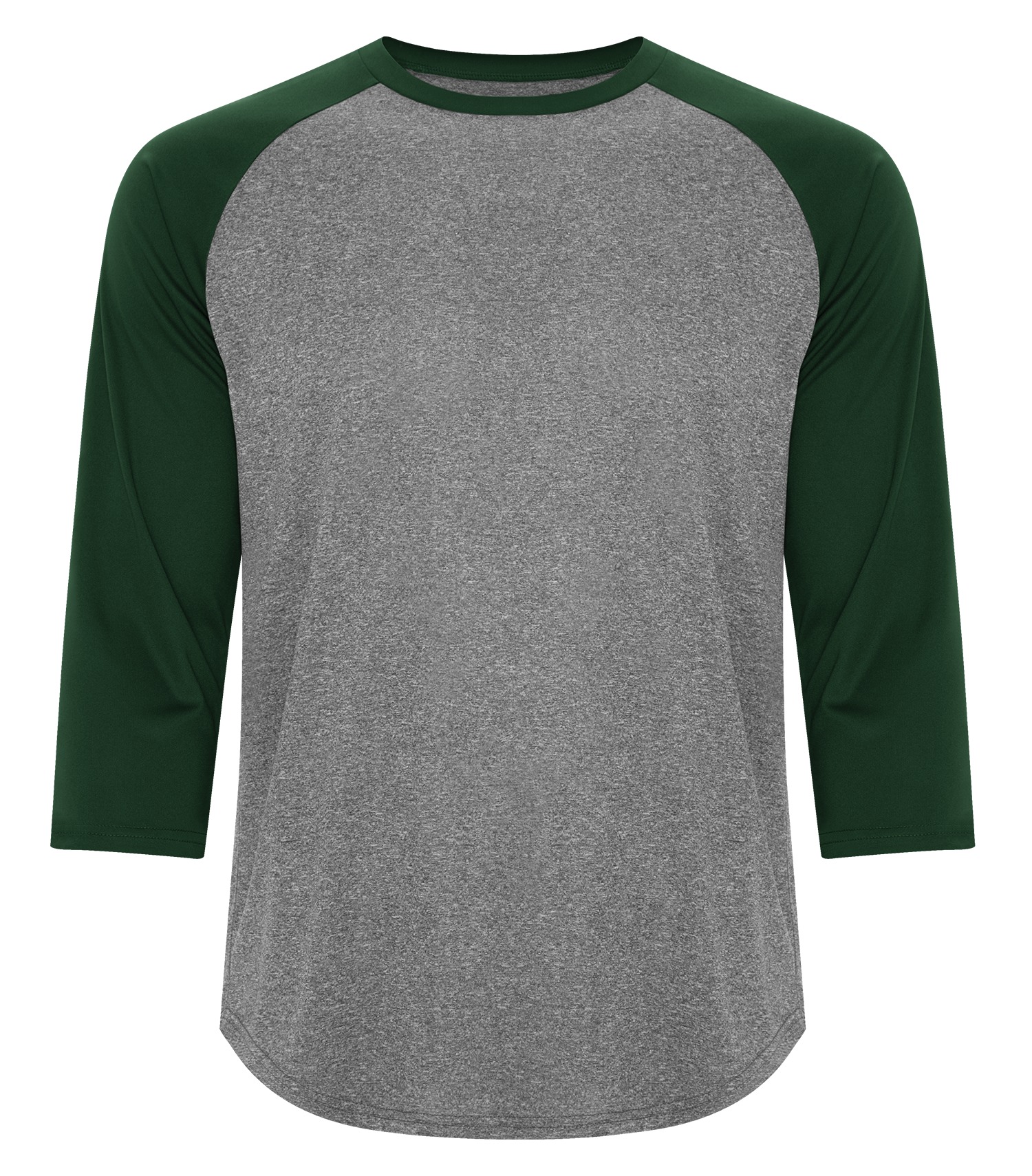 Charcoal Heather/Forest Green