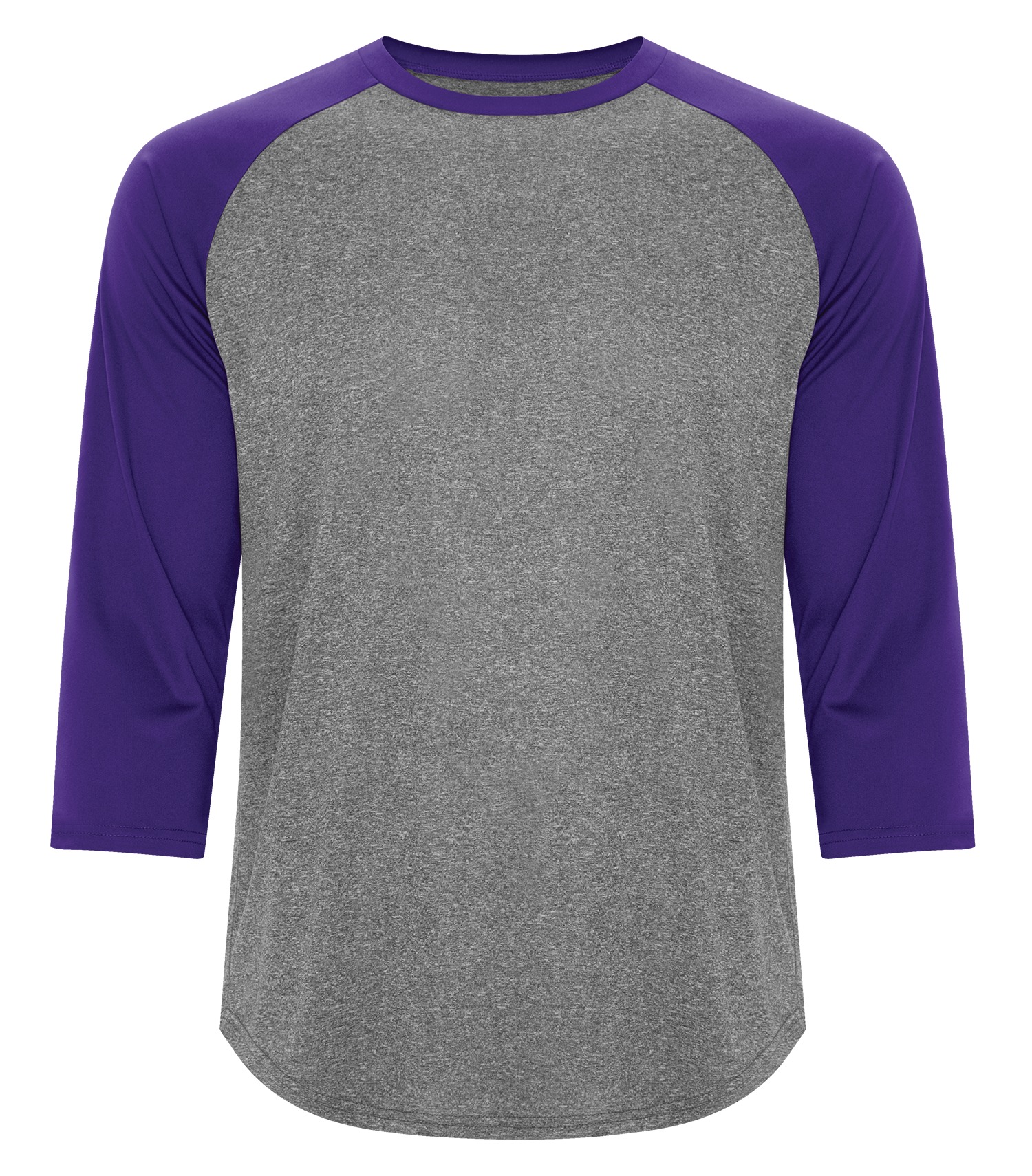 Charcoal Heather/Purple