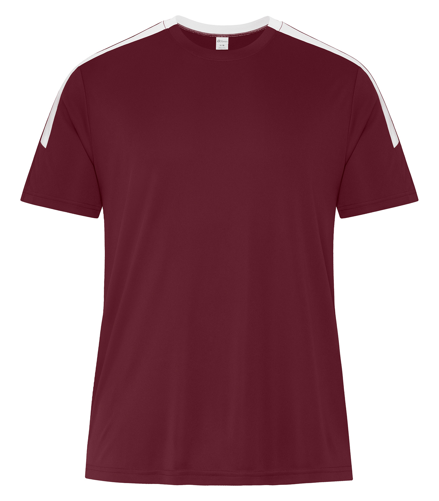 Maroon/White