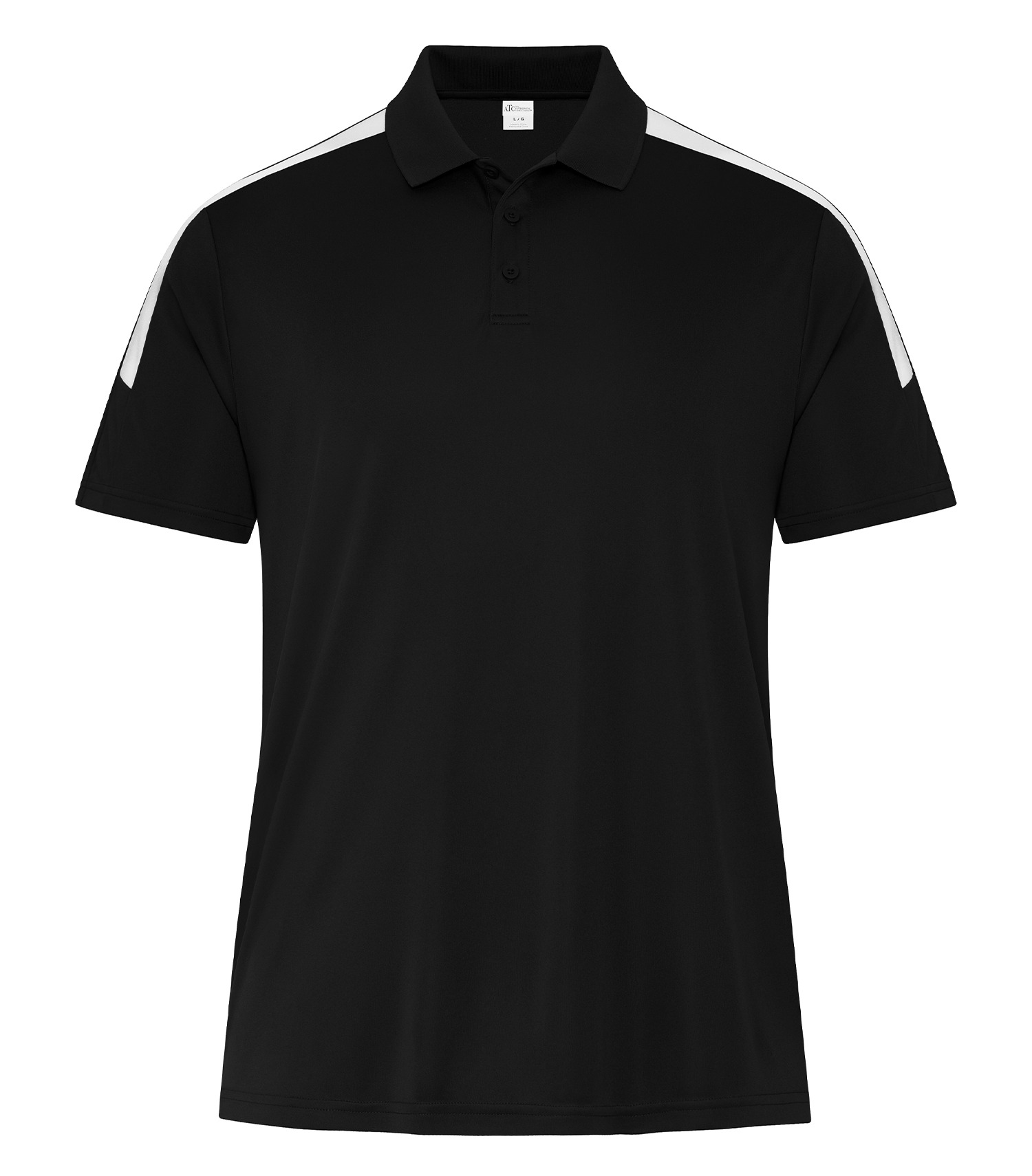 ATC™ PRO CLUB POLO — Black/White