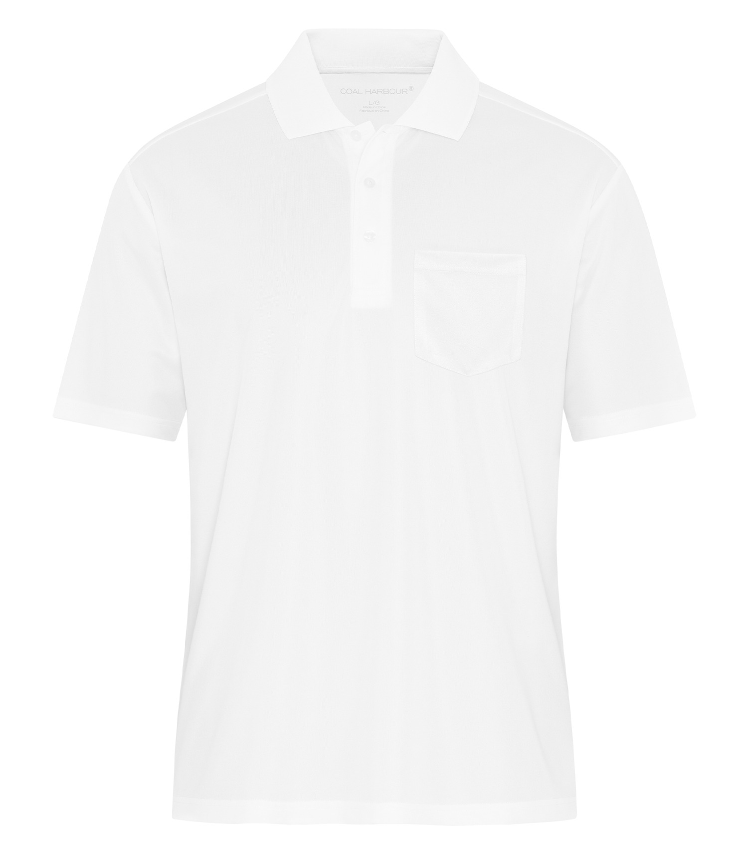Coal Harbour® S365P COAL HARBOUR&reg; EVERYDAY SNAG RESISTANT POCKET POLO — White