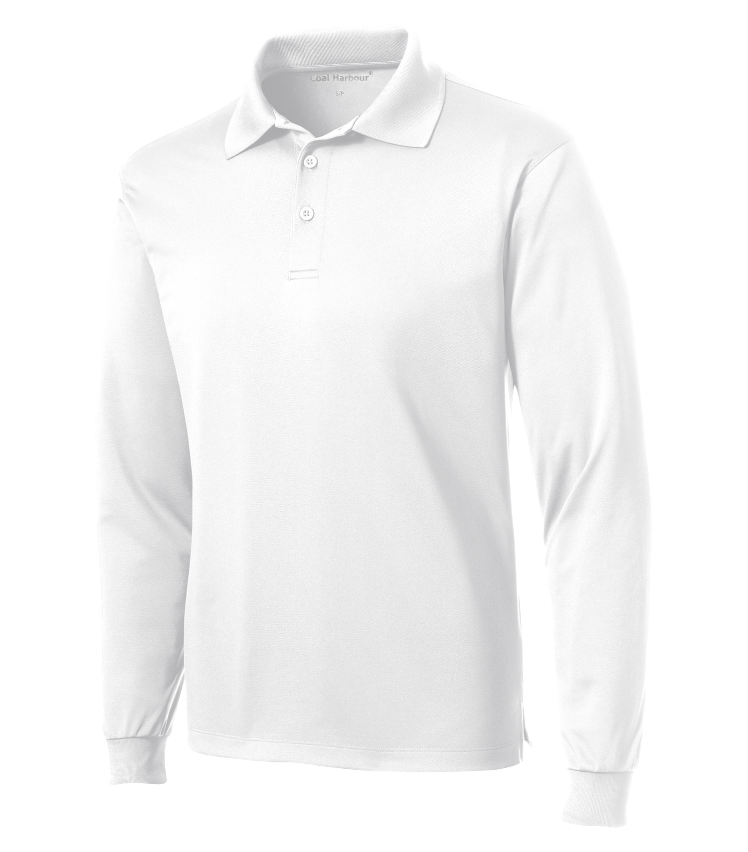 Coal Harbour® S445LS COAL HARBOUR® SNAG RESISTANT LONG SLEEVE POLO — White