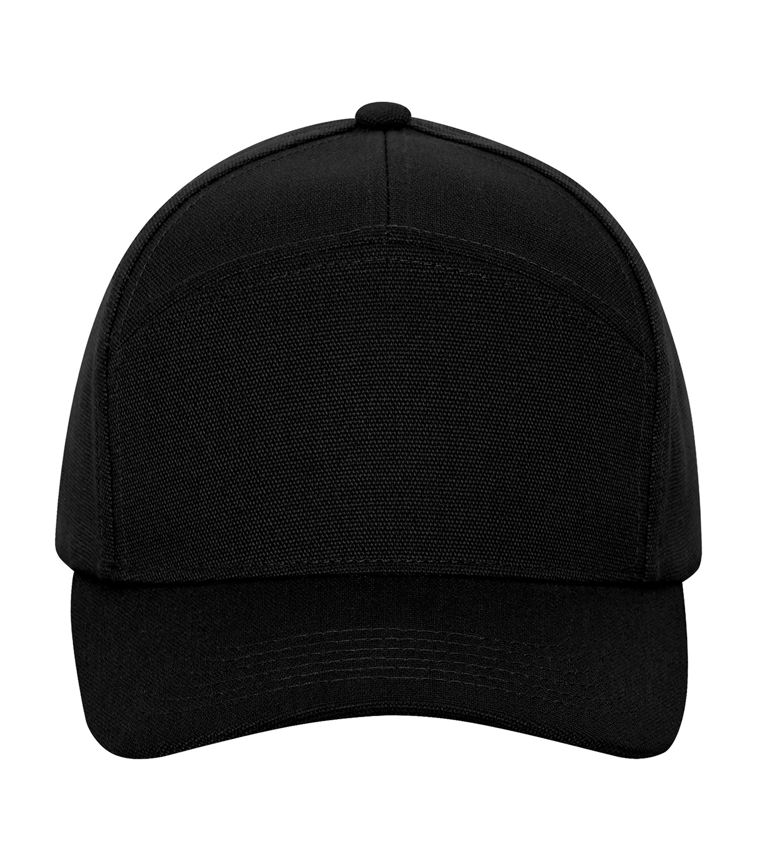 ATC WeRK™ WeRK1332 ATC WeRK™ CANVAS 7-PANEL SNAPBACK CAP — Black
