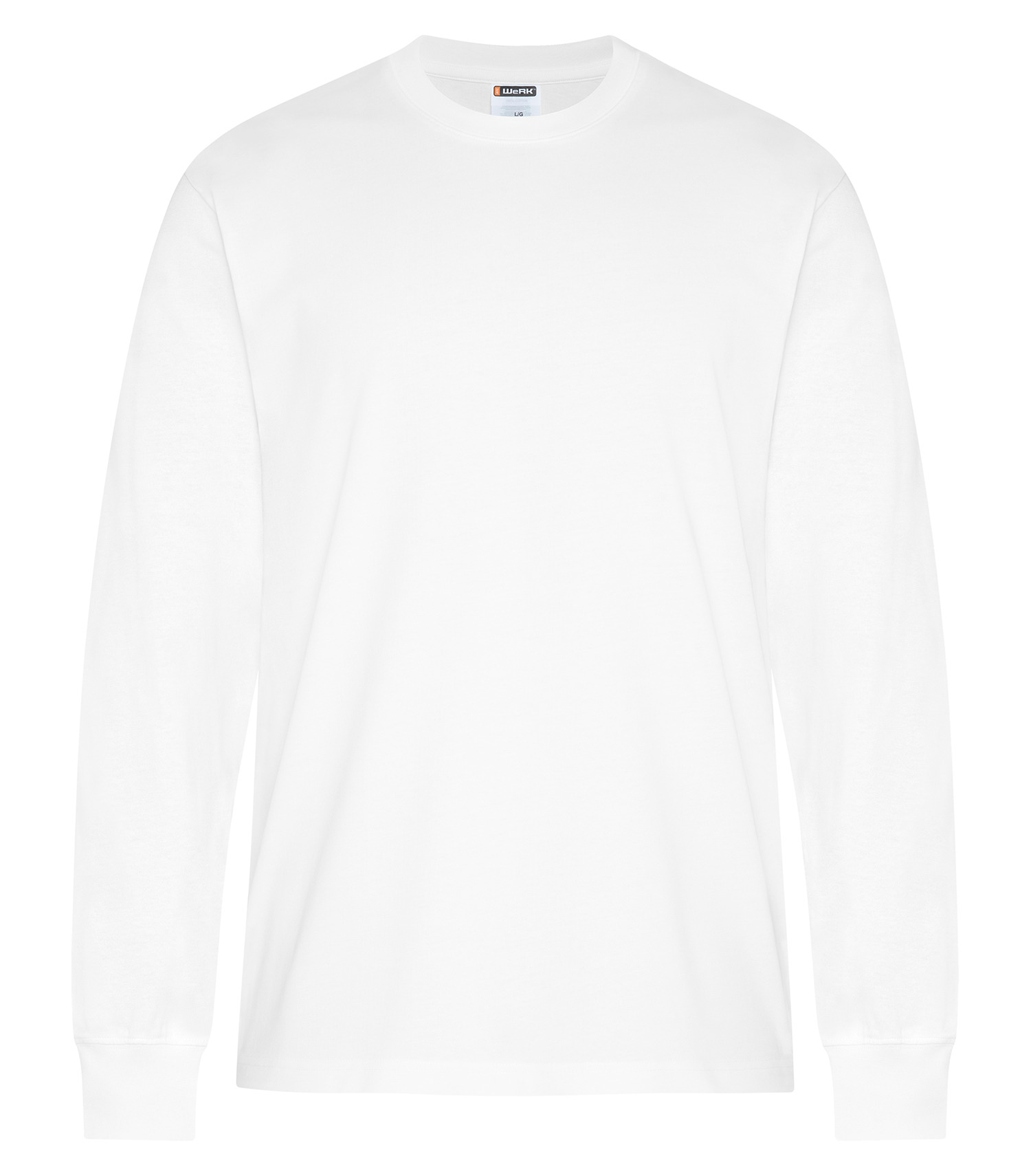 ATC WeRK™ WeRK250LS ATC WeRK™ HEAVYWEIGHT RING SPUN COTTON LONG SLEEVE TEE — White