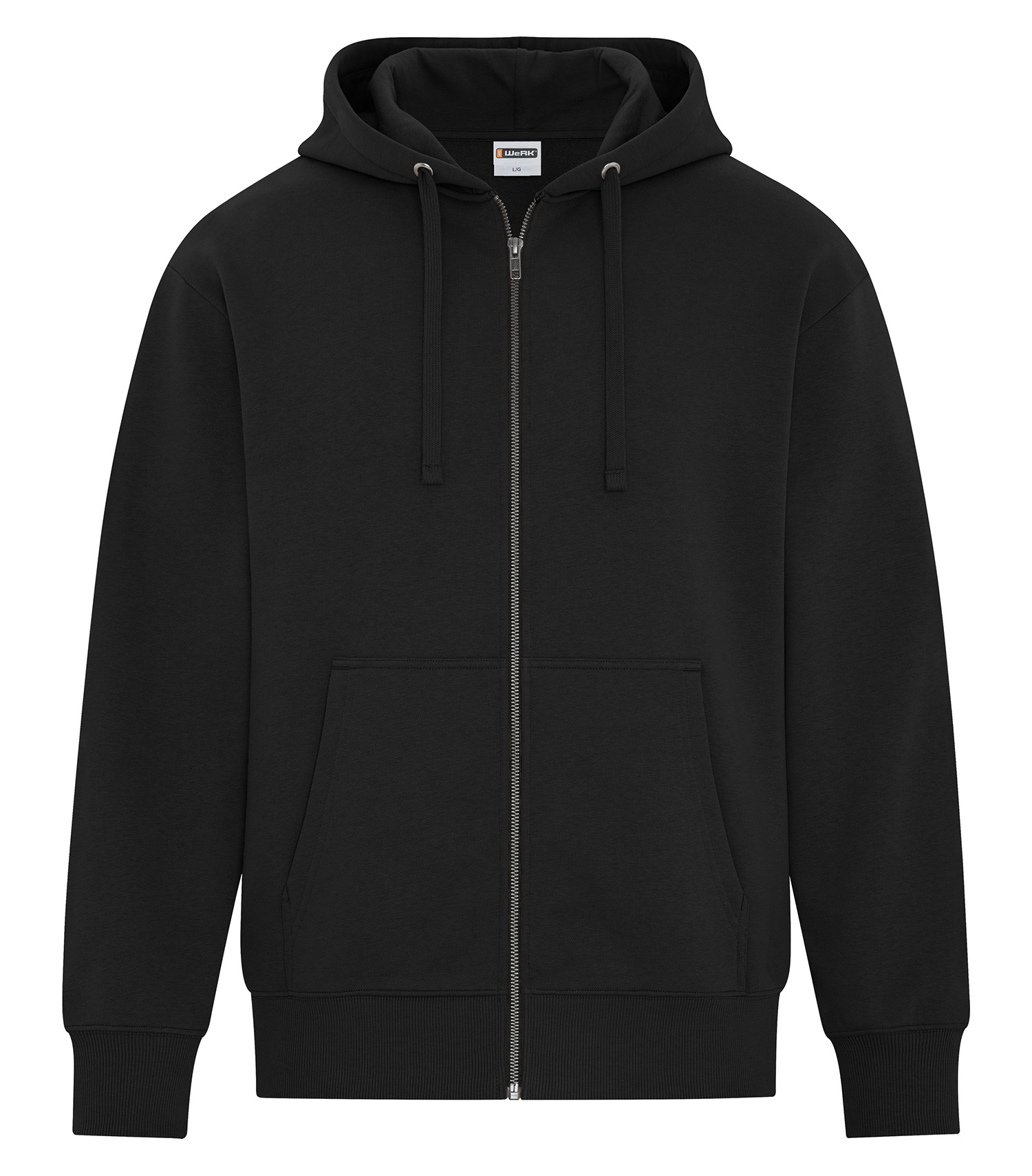 ATC WeRK™ WeRK422 ATC WeRK™ HEAVYWEIGHT FLEECE FULL ZIP HOODIE — Black