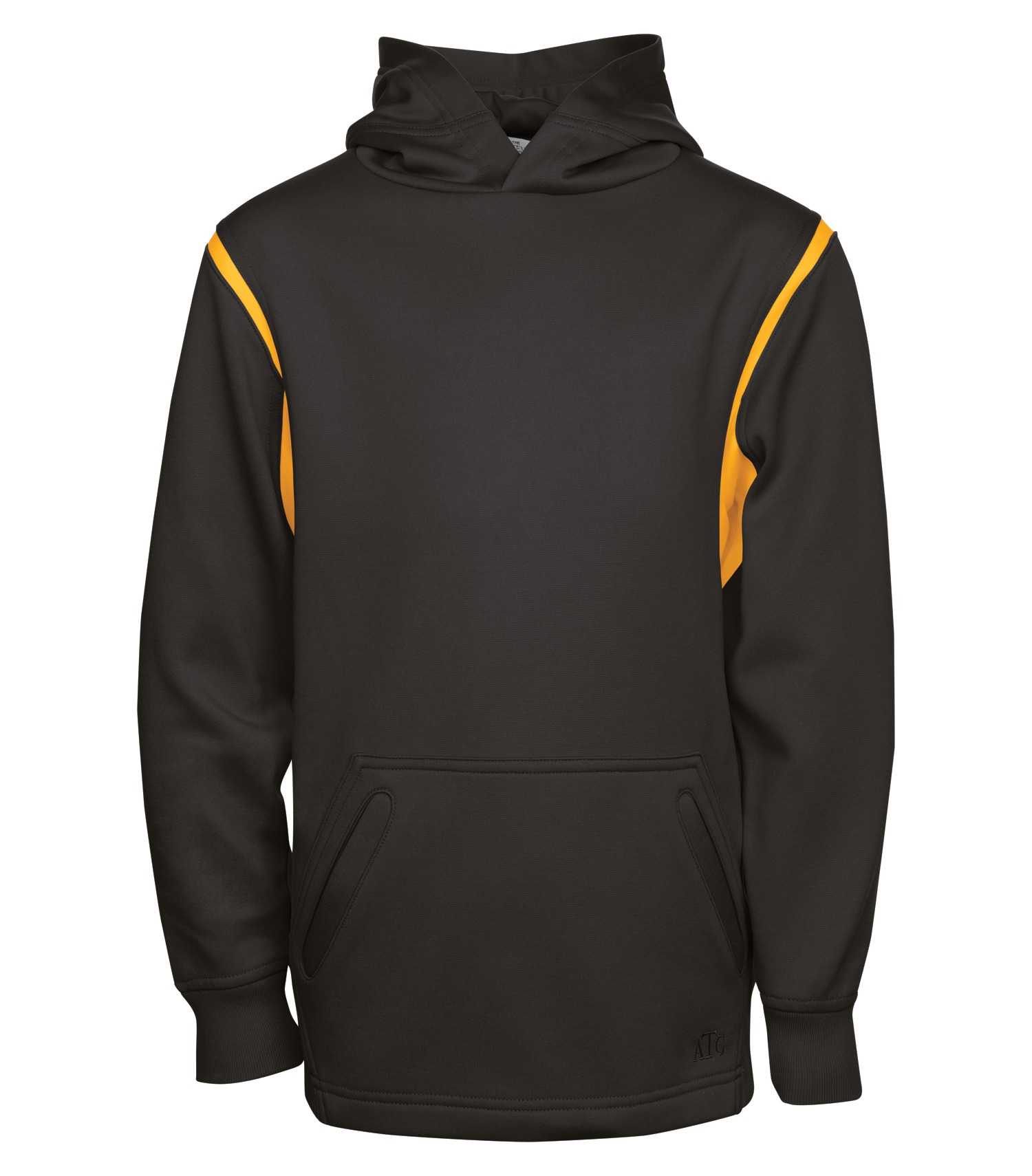 ATC™ PTECH® FLEECE VarCITY YOUTH HOODIE — Black/Gold