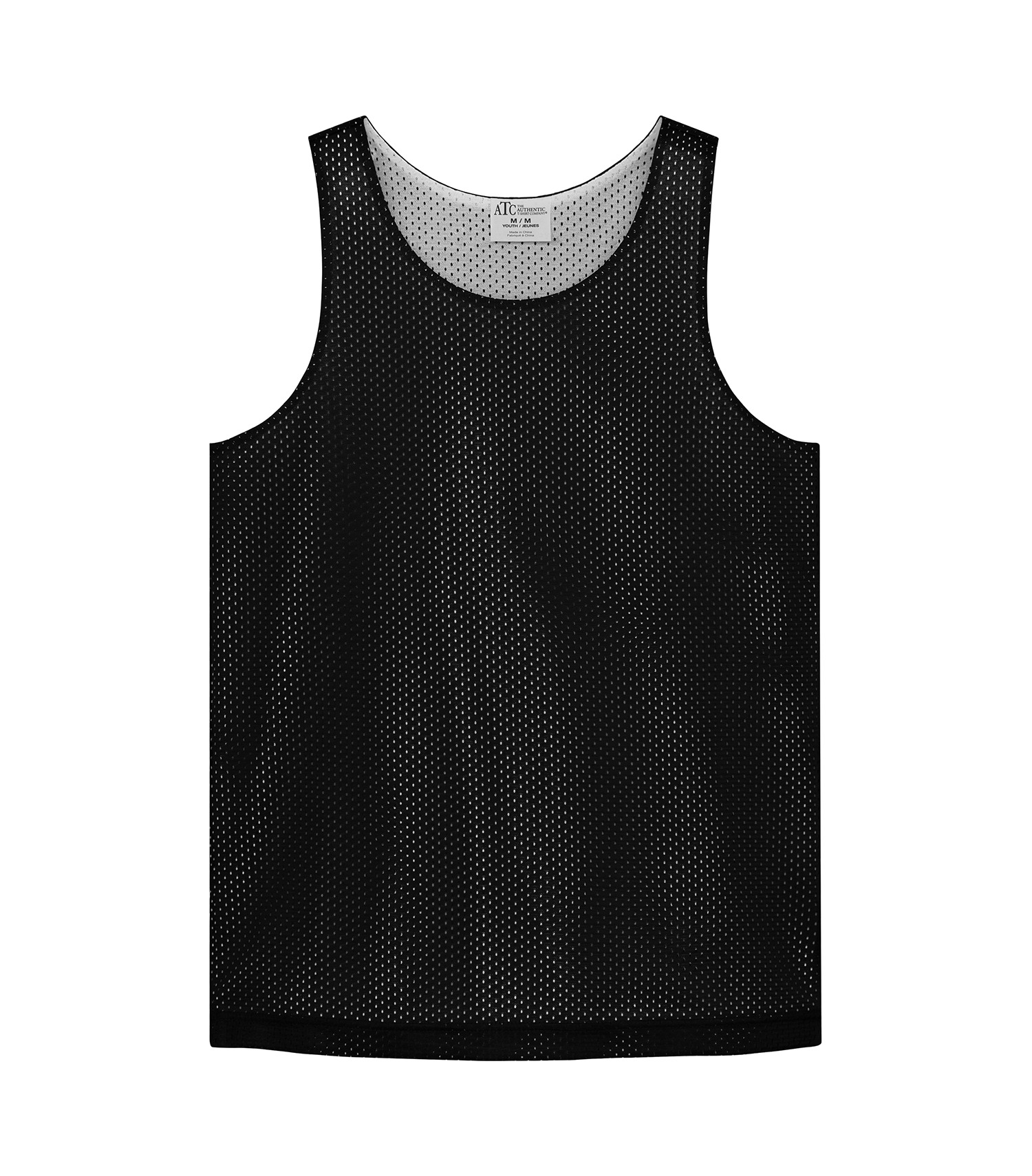ATC™ Y3535 ATC™ PRO CLUB REVERSIBLE MESH YOUTH TANK TOP — Black/White